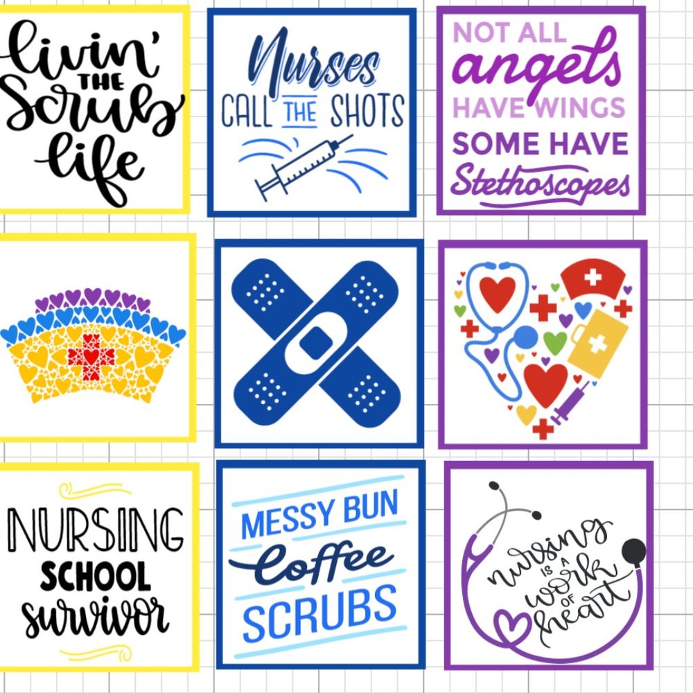 Nurse Sticker Set Journal Diary Planner Set - Picture 4 of 6
